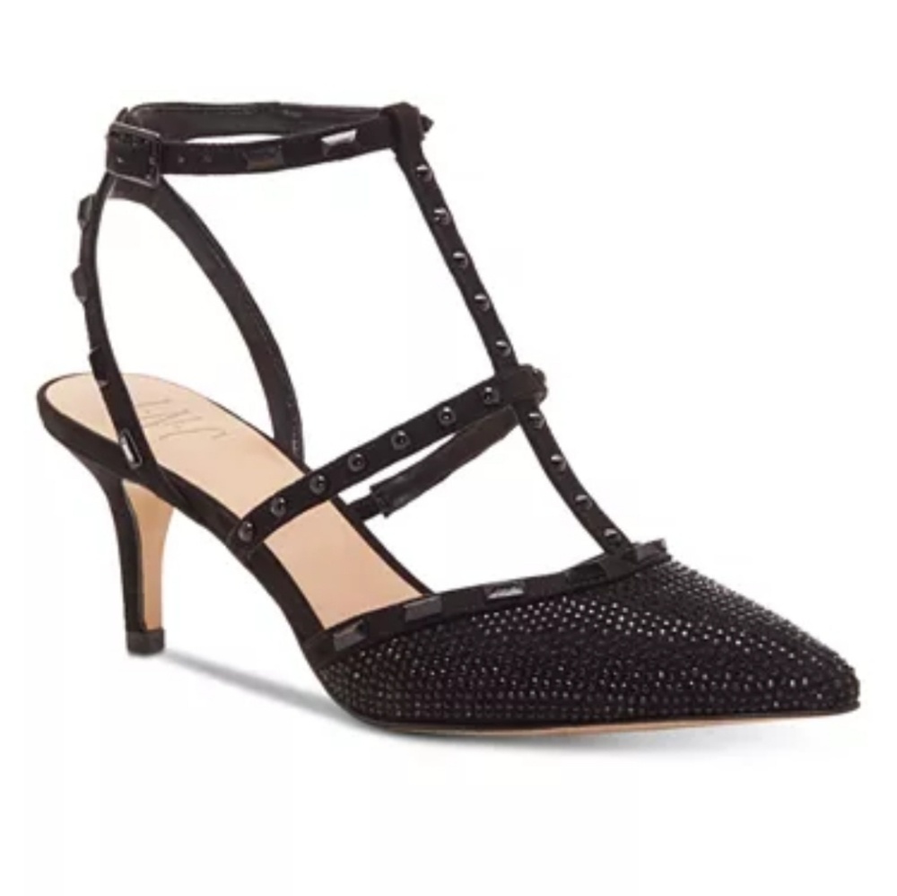 COPY - I. N.C. Carma Evening Kitten Heel Pumps